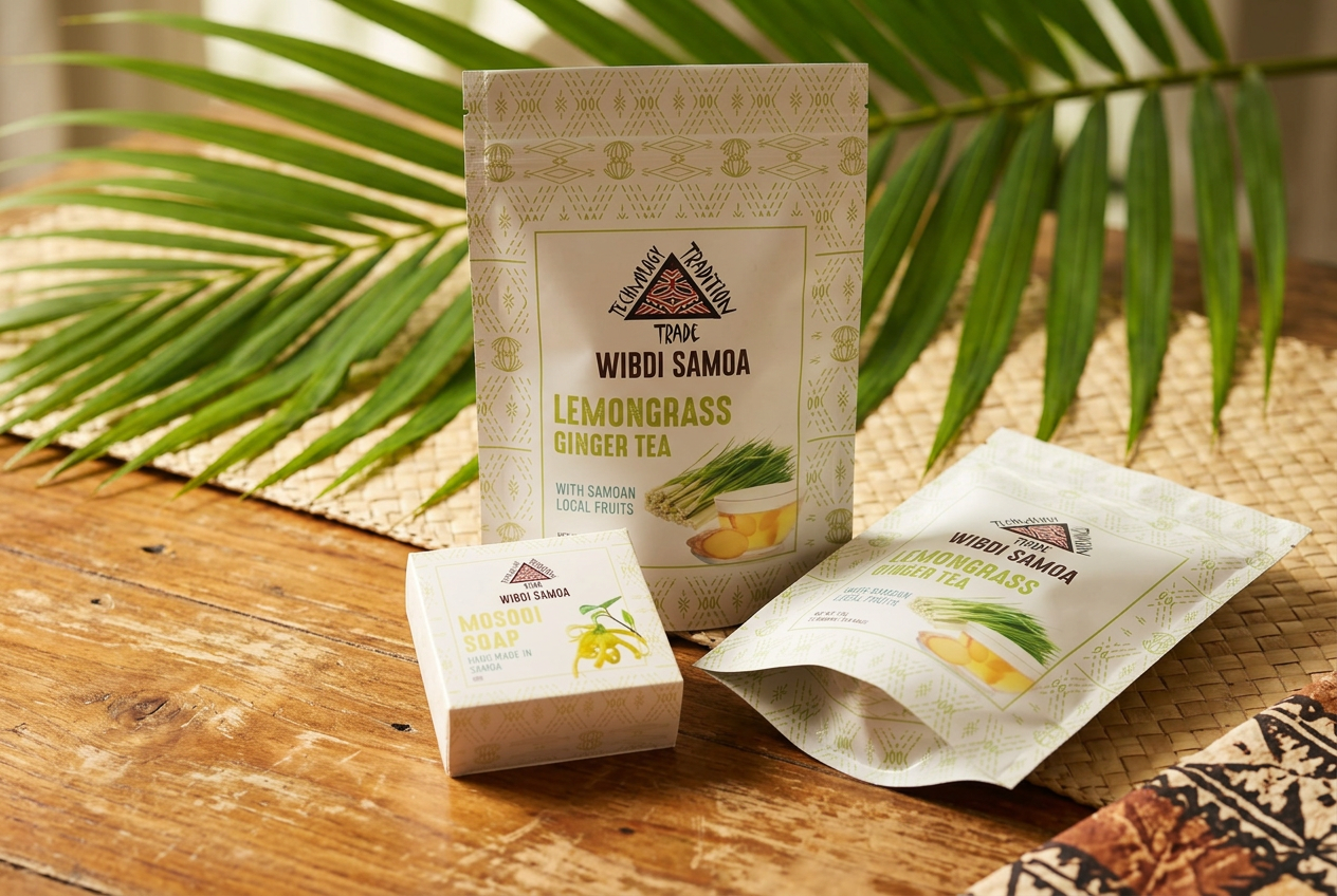 WIBDI Samoa — Local Product Packaging