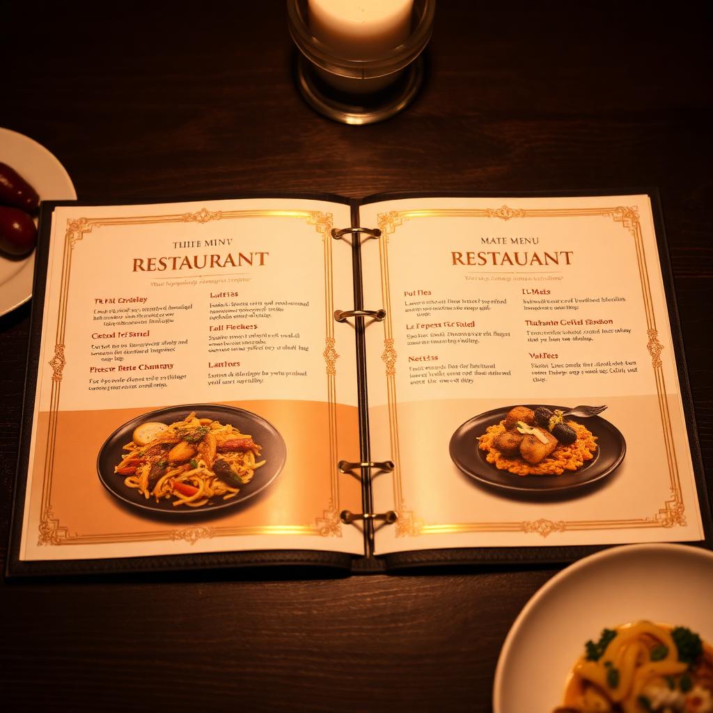 Restaurant Menu Concept